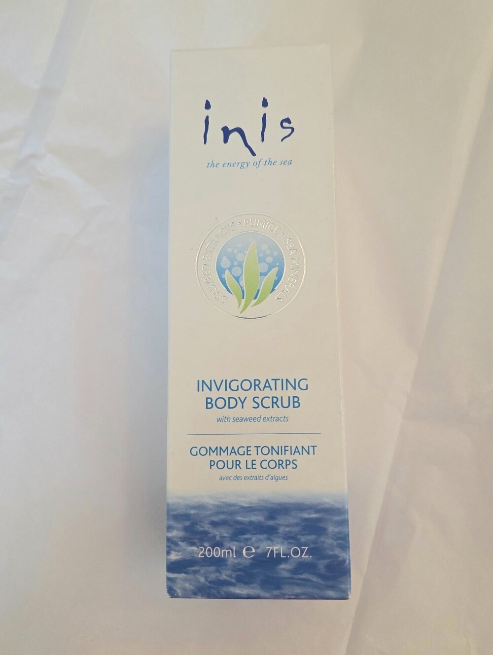 Inis The Energy of the Sea Invigorating Body Scrub with Seaweed Extracts 7 Oz